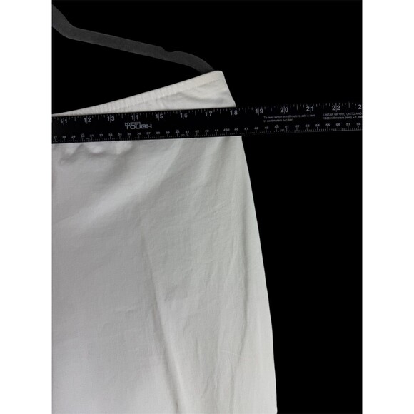 Eileen Fisher Organic Cotton Stretch Twill Slim Ankle Pant Off White Cream - Picture 4 of 10